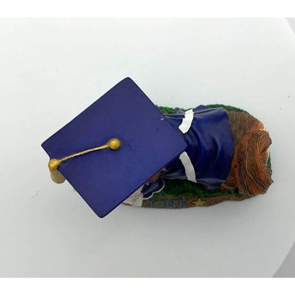 Danbury Mint Shih Tzu Perpetual Calendar Resin Dog Figurine  June Graduation - Picture 6 of 6